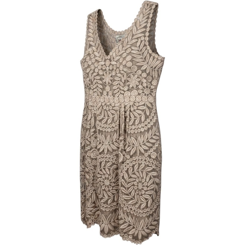 Anthropologie Yoana Baraschi Veiled Alder Dress, 100% Silk, Size 10